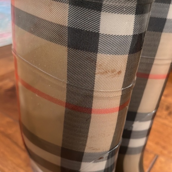 Burberry Nova Check Rain Boots Size 40 - Picture 4 of 11